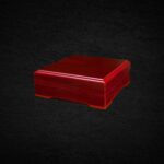 Червона подарункова коробка діаметр 45 мм - Зображення 2